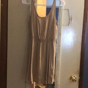 Dress semi open back